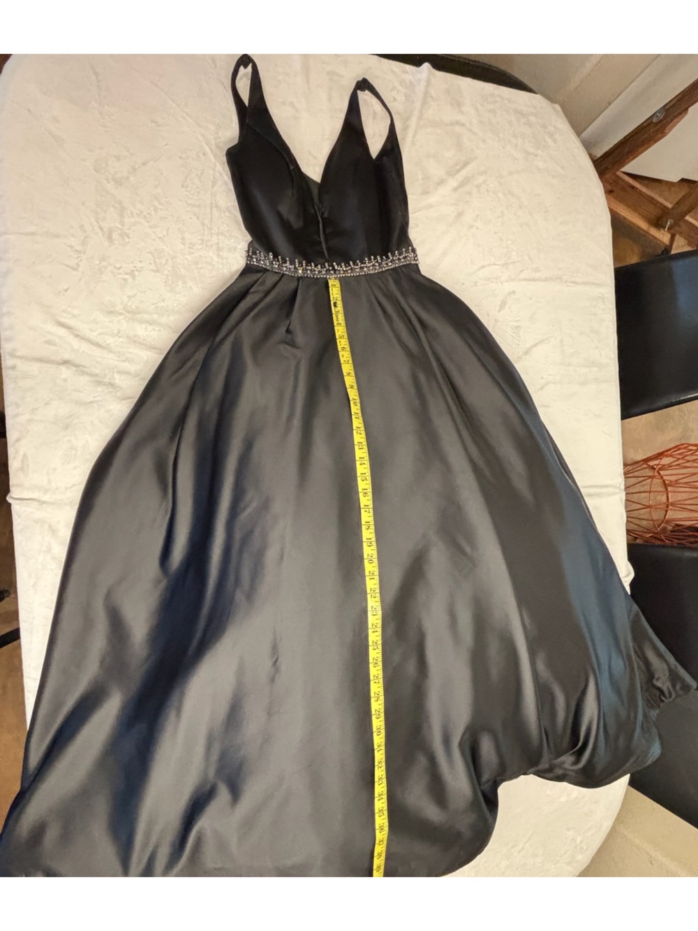 Sherri Hill Rhinestone Ball Gown in Size 6 - Picture 2 of 4